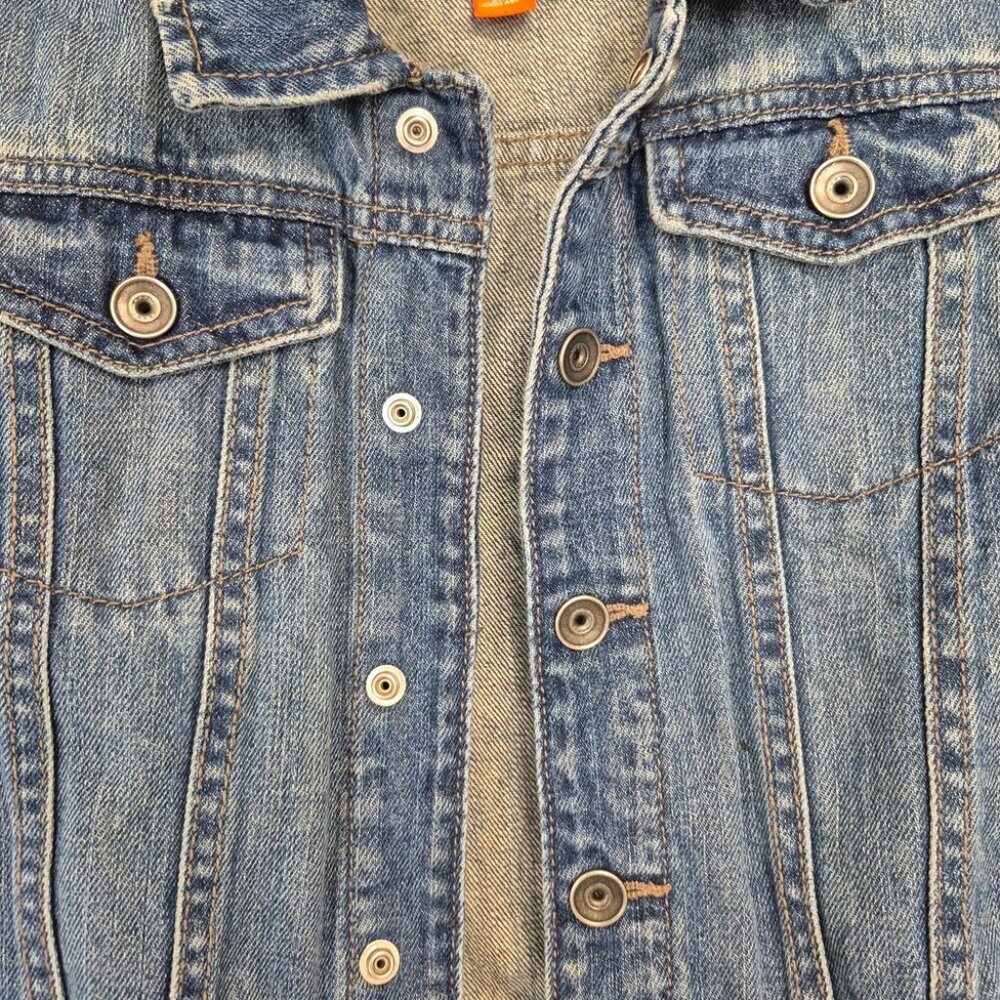 The Childrens Place 4T Denim Jacket For Kids With Button Closure & Pockets - Picture 2 of 5